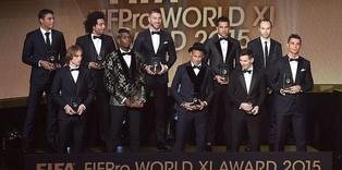 Messi wins Ballon d'Or for fifth time