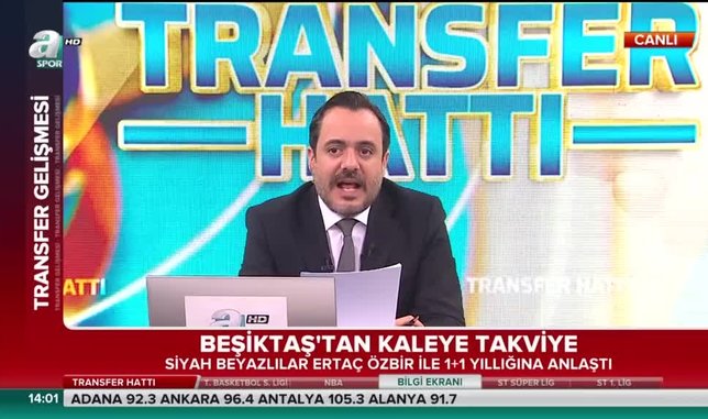 Beşiktaş Ertaç Özbir ile anlaşma sağladı