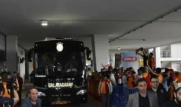 Galatasaray kafilesi Konya'da