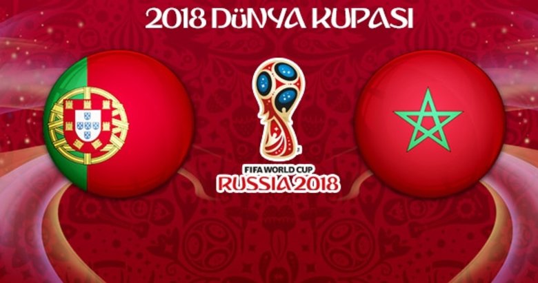 2018 FIFA Dünya Kupası I Portekiz - Fas I CANLI