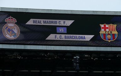 Real Madrid-Barcelona maçından kareler 23 Aralık