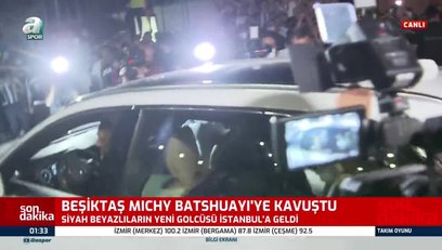 >Batshuayi İstanbul'a geldi! İşte ilk görüntüler...