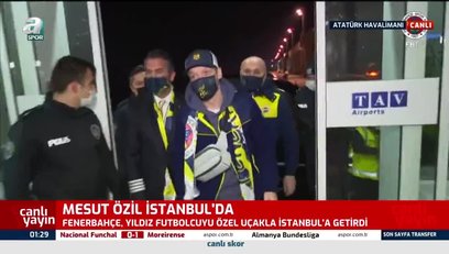 >Mesut Özil İstanbul'da! İşte ilk görüntüler