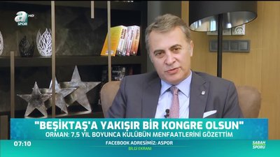 >Fikret Orman: Beşiktaş'a yakışır bir kongre olsun
