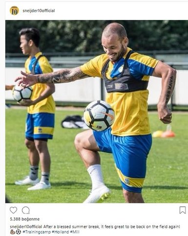 Sneijder yeni sezona hazırlanıyor
