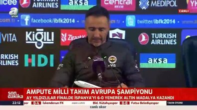 Başakşehir Fenerbahçe maçının ardından Vitor Pereira konuştu: Yorgunluğun faturasını ödedik