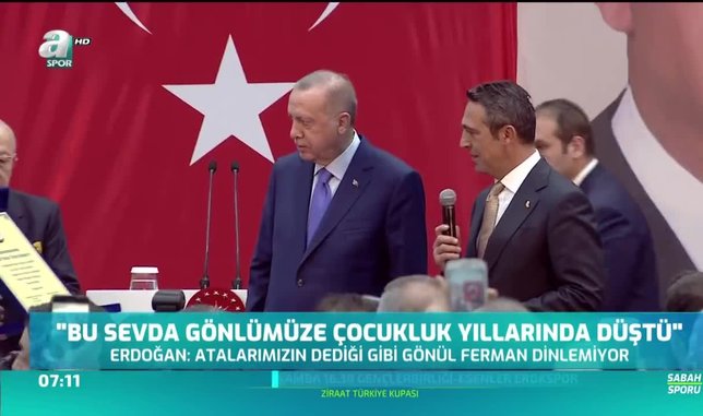 Başkan Erdoğan Fenerbahçe Yüksek Divan Üyesi oldu