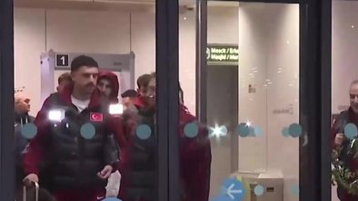 A Milli Futbol Takımımız İstanbul'a geldi!
