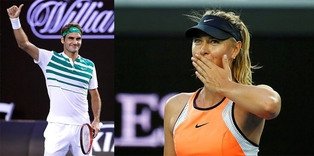 Sharapova ve Federer 2. turda