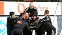 Beşiktaş’ta neşeli antrenman