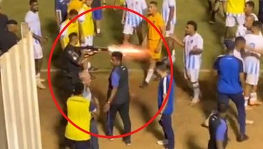 Brezilya'da büyük skandal! Polis futbolcuyu bacağından vurdu