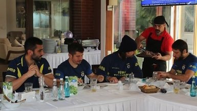 Fenerbahçe’nin mangal keyfinden kareler
