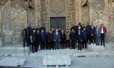 Sivassporlu futbolcular ''Anadolu'nun Elhamrası''nı gezdi
