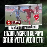 Erzurumspor galibiyetle veda etti!