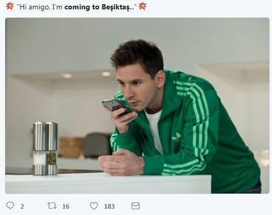 Messi: I’m coming to Beşiktaş