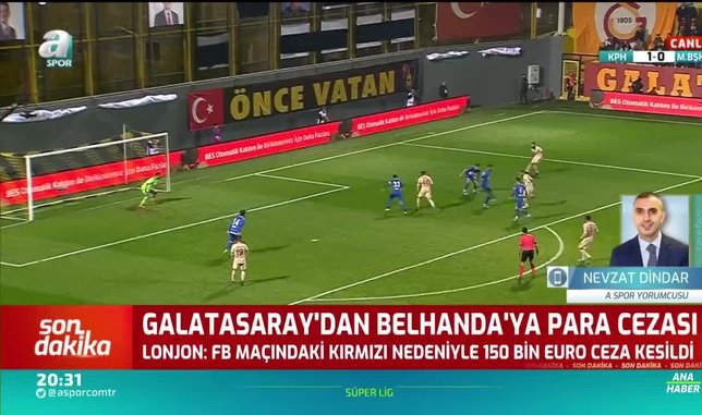 Galatasaray'dan Belhanda'ya para cezası