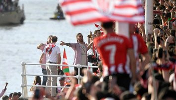 Athletic Bilbao'dan Kral Kupası için tarihi kutlama!
