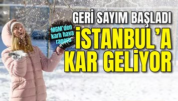 PAZAR GÜNÜ KAR YAĞACAK MI? | Meteoroloji duyurdu: Geri sayım başlasın! İstanbul'a kar geliyor