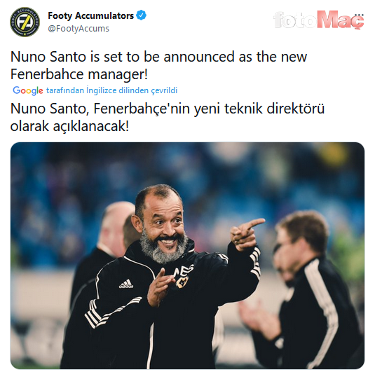 Son dakika transfer haberi: Fenerbahçe'nin yeni hocasını açıkladılar! Nuno Espirito Santo... (FB spor haberi)
