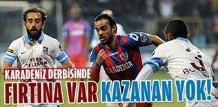 Karadeniz derbisinde gülen çıkmadı: 2-2
