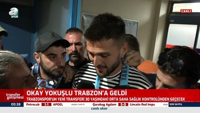 >Okay Yokuşlu Trabzon'a geldi! İşte ilk sözleri