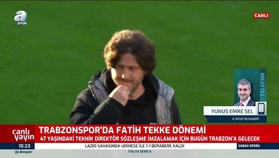 >Fatih Tekke'nin geliş saati değişti!