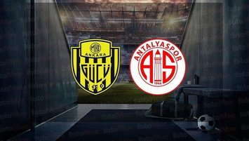 Ankaragücü - Antalyaspor | CANLI