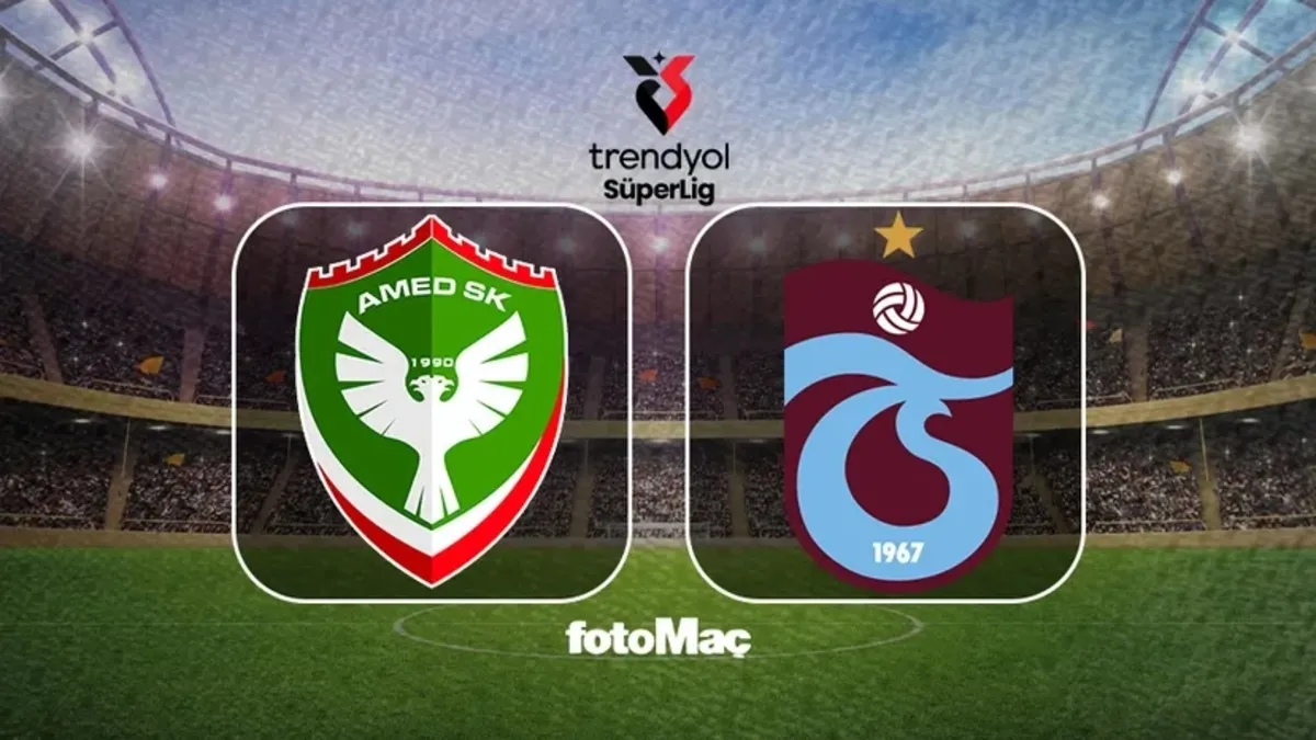 Amedspor-Trabzonspor maçı CANLI (Trendyol Süper Lig)