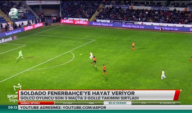Soldado Fenerbahçe'ye hayat veriyor