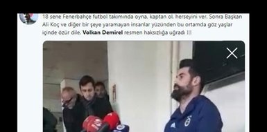 Volkan Demirel’in özür açıklaması sonrası sosyal medya sallandı