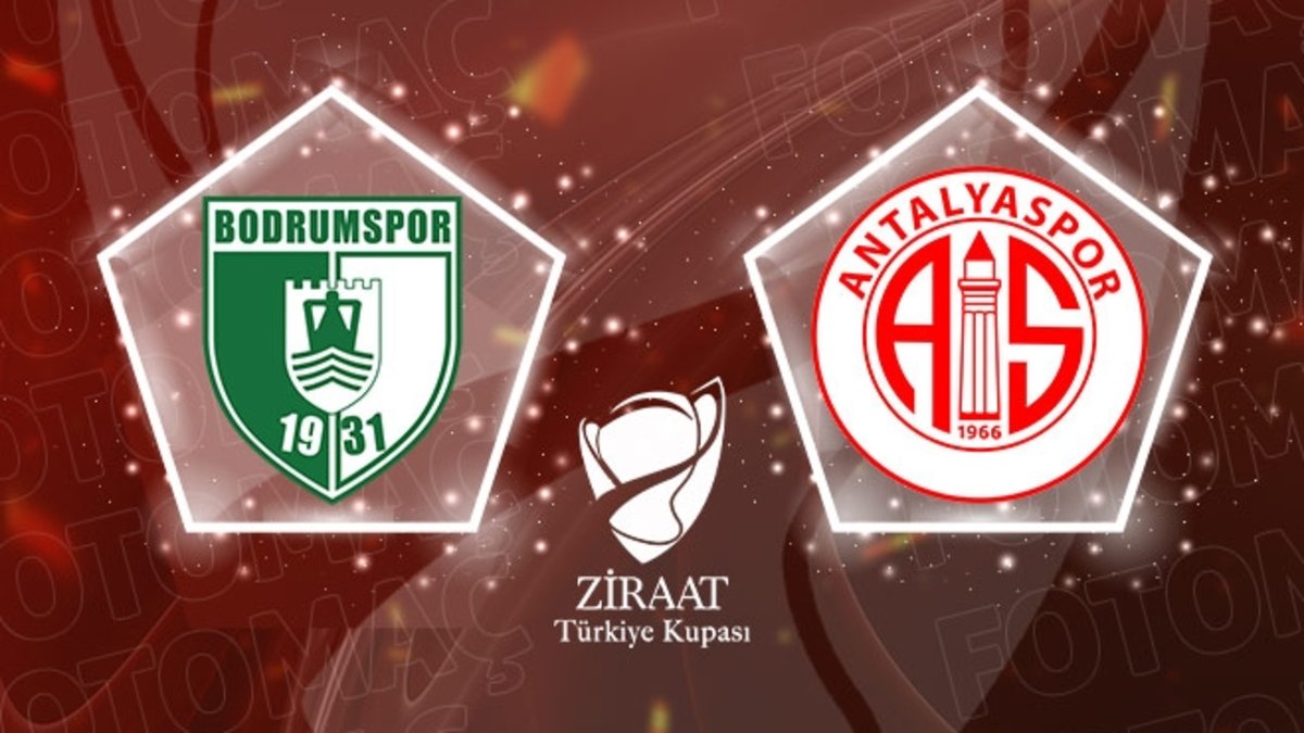 Sipay Bodrum FK-Onvo Antalyaspor | CANLI (Ziraat Türkiye Kupası)