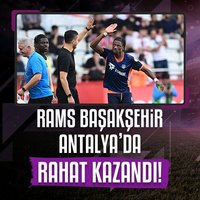Antalya'da kazanan Başakşehir!