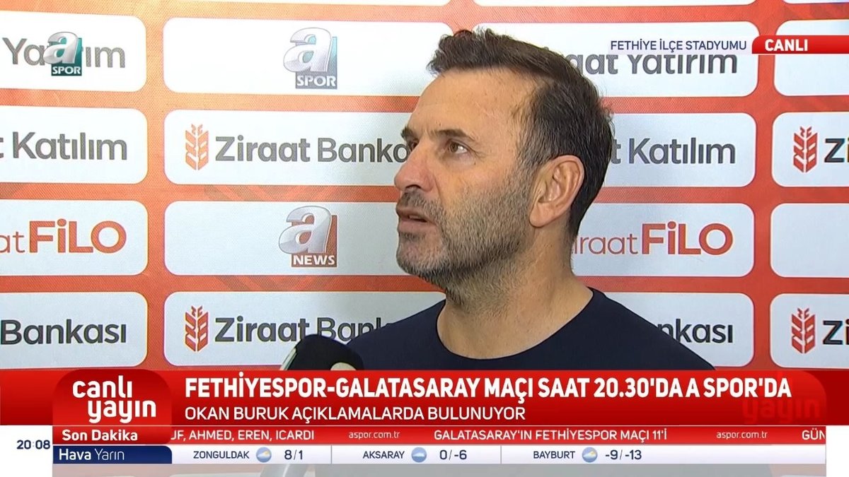 Okan Buruk: Burada oynamak büyük mutluluk!