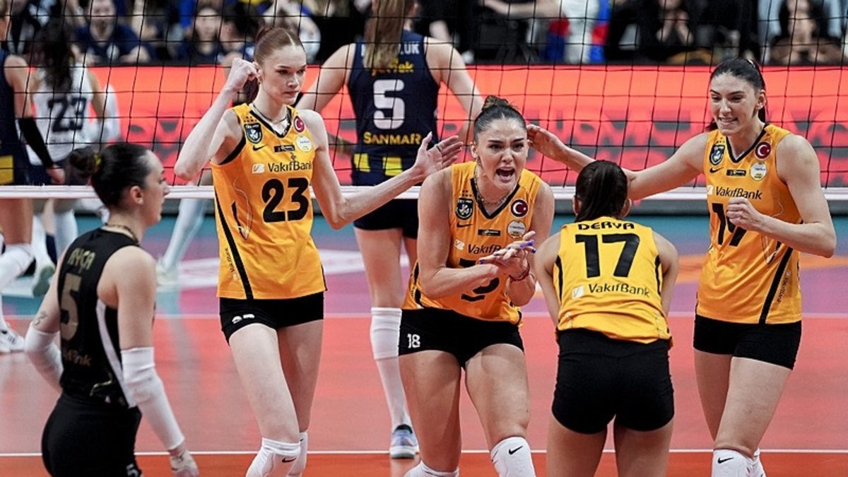 VakıfBank, Fenerbahçe Medicana'yı mağlup ederek şampiyon oldu!