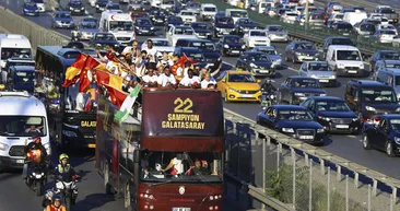 Galatasaray stada böyle geldi!