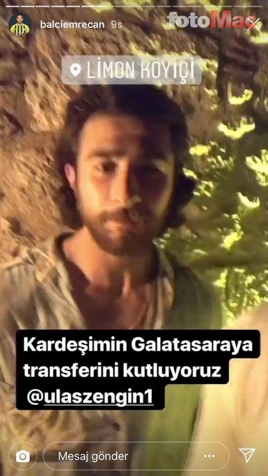 Galatasaray’a transferini sosyal medyadan açıkladı!