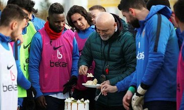 Kayserispor'da doğum günü kutlaması