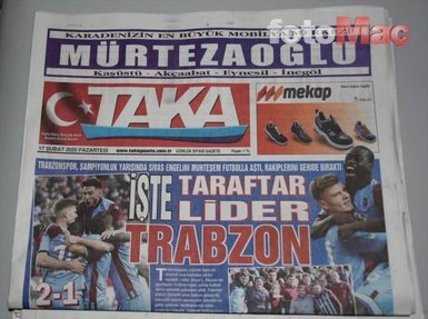 Trabzon yerel basınında şampiyonluk sesleri!