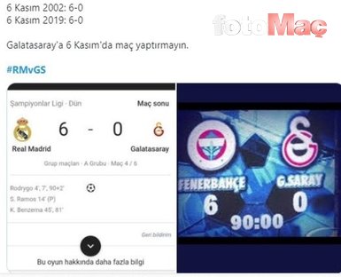 Galatasaray Real Madrid’e yenildi caps’ler patladı