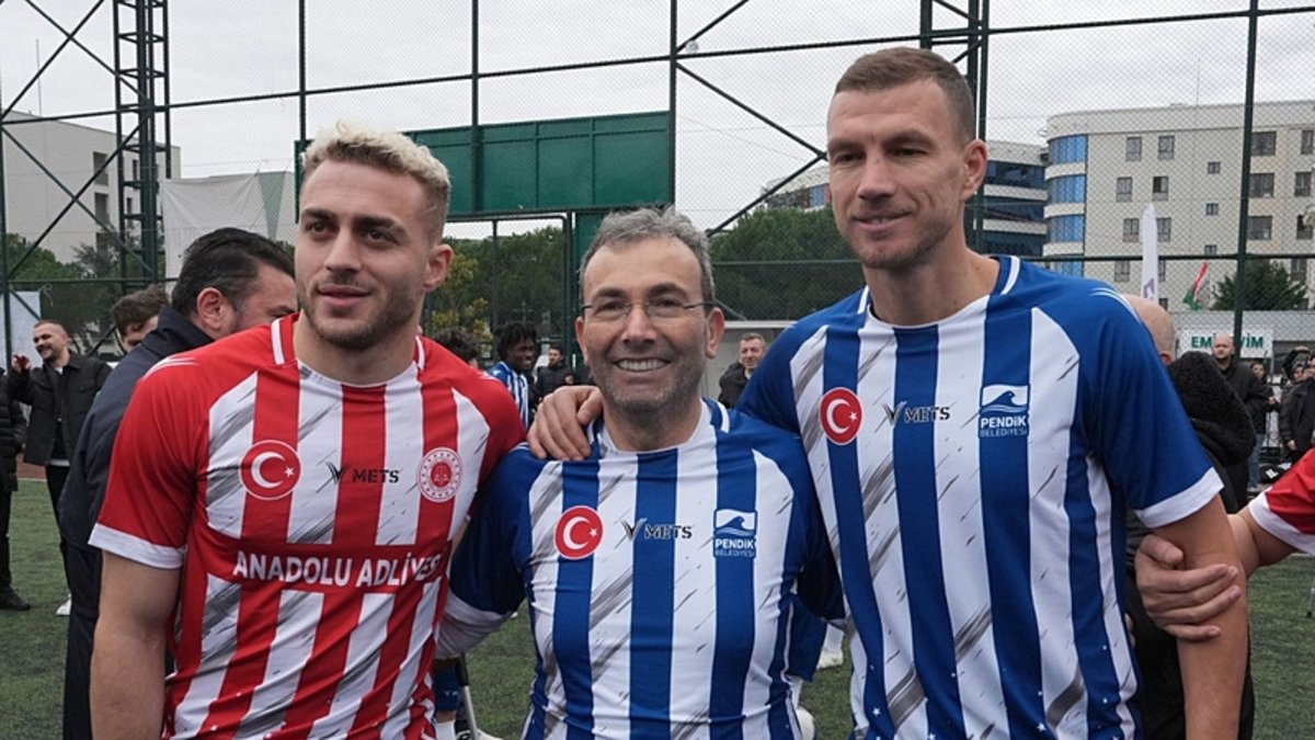 Fenerbahçe'li Edin Dzeko ve Galatasaray'lı Barış Alper Yılmaz 3 Aralık Dünya Engelliler Günü’nde buluştu!