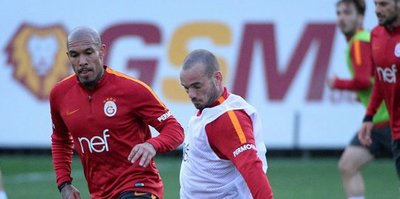 Galatasaray’da derbi mesaisi