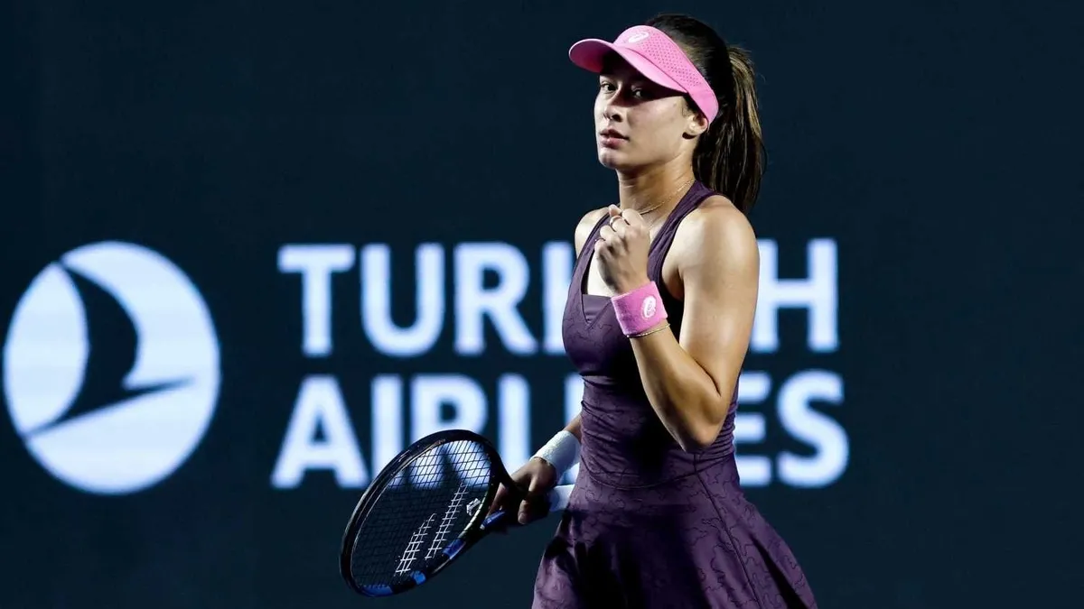 Milli tenisçi Zeynep Sönmez WTA 250 Osaka'da 2. tura çıktı