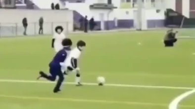 SPOR HABERLERİ - Lionel Messi'nin oğlu Mateo Messi babasına taş çıkardı!