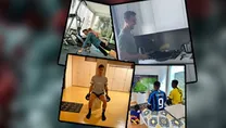 Sporcuların evdeki eğlenceli halleri...