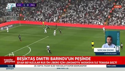 >Beşiktaş'ın gündeminde Barinov var