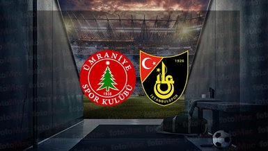 Ümraniyespor-İstanbulspor maçı canlı anlatım