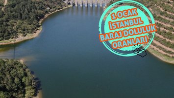 İstanbul baraj doluluk oranı İSKİ 1 Ocak rakamları