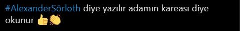 Sörloth sosyal medyayı salladı! ''Yok böyle bir adam''