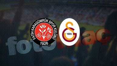 CANLI İZLE - Karagümrük Galatasaray maçı ne zaman? Saat kaçta ve hangi kanalda CANLI yayınlanacak? Karagümrük GS maçı...
