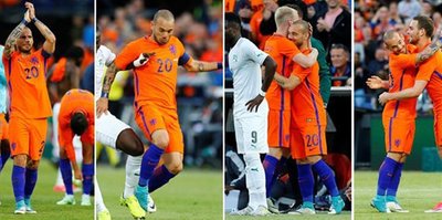 G.Saray'dan Sneijder'e kutlama